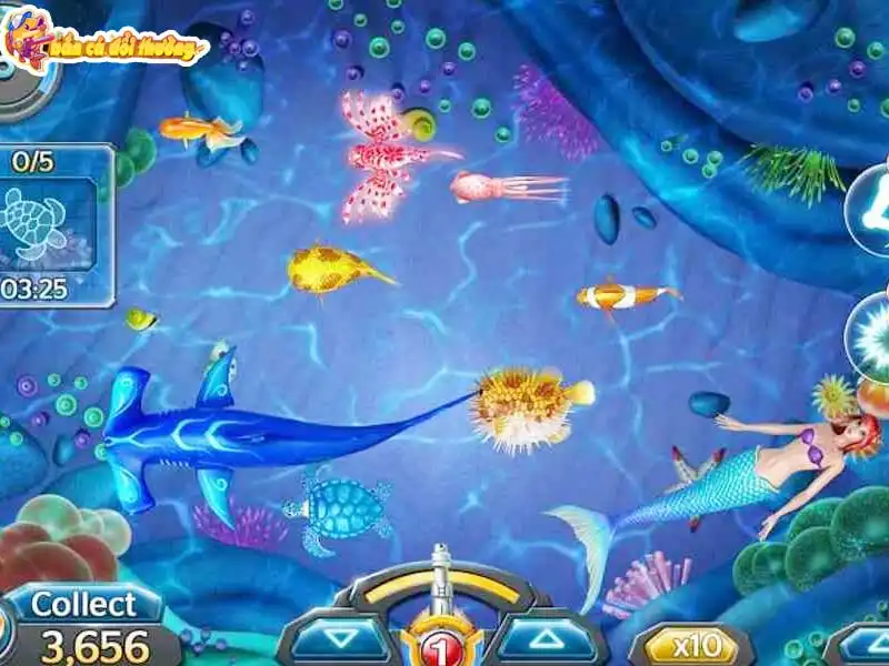 Chiến thuật bắn rỉa rất hiệu quả tại Thiên đường săn cá