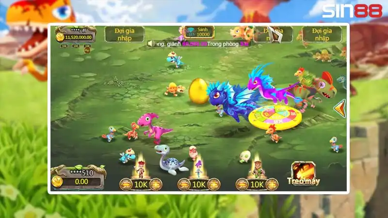 Bắn cá đổi thưởng được nâng cấp lên hình thức mới săn khủng long Bắn cá đổi thưởng được nâng cấp lên hình thức mới săn khủng long