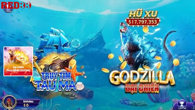 Bắn Godzilla để giành được phần thưởng lớn hơn Bắn Godzilla để giành được phần thưởng lớn hơn